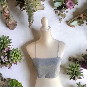 Shein Grey Crop Top